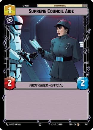 Supreme Council Aide (Foil) | Foil (747)  [Secrets of Power]