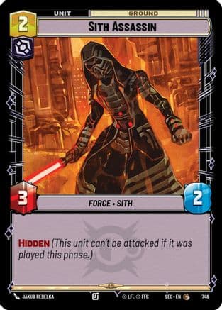 Sith Assassin (Foil) | Foil (748)  [Secrets of Power]