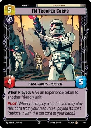 FN Trooper Corps (Foil) | Foil (753)  [Secrets of Power]