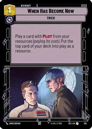 When Has Become Now (Foil) | Foil (755)  [Secrets of Power]
