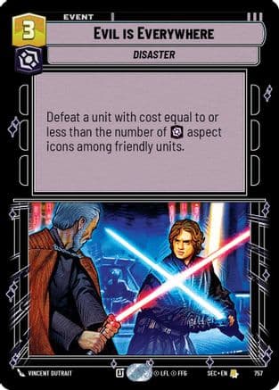 Evil is Everywhere (Foil) | Foil (757)  [Secrets of Power]