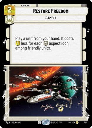 Restore Freedom (Foil) | Foil (767)  [Secrets of Power]
