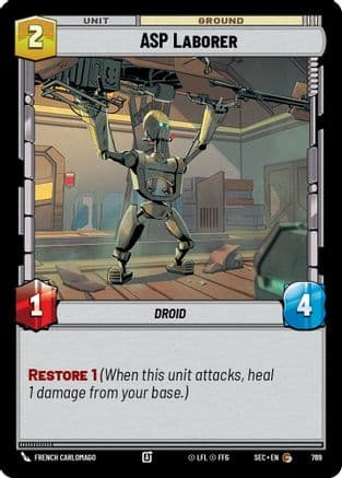 ASP Laborer (Foil) | Foil (769)  [Secrets of Power]