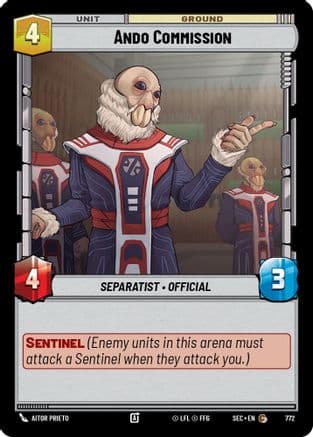Ando Commission (Foil) | Foil (772)  [Secrets of Power]