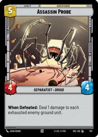 Assassin Probe (Foil) | Foil (773)  [Secrets of Power]