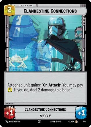 Clandestine Connections (Foil) | Foil (774)  [Secrets of Power]