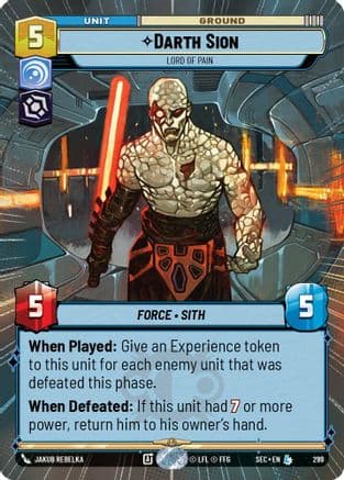 Darth Sion - Lord of Pain (Hyperspace) |  (299)  [Secrets of Power]