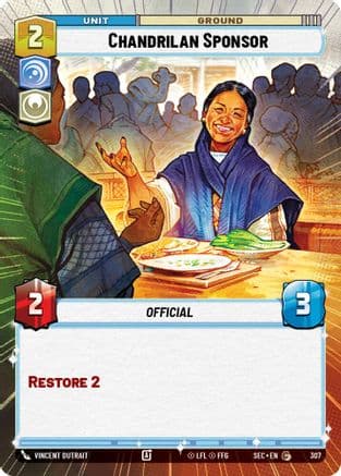 Chandrilan Sponsor (Hyperspace) |  (307)  [Secrets of Power]