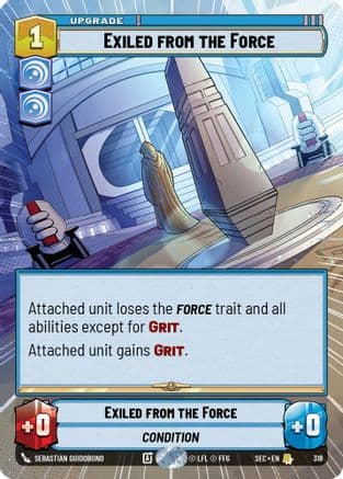 Exiled from the Force (Hyperspace) |  (318)  [Secrets of Power]