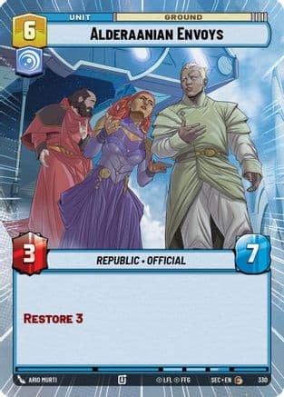 Alderaanian Envoys (Hyperspace) |  (330)  [Secrets of Power]