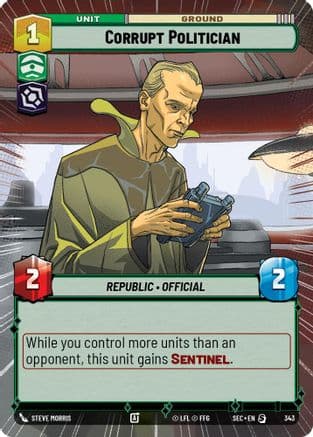 Corrupt Politician (Hyperspace) |  (343)  [Secrets of Power]