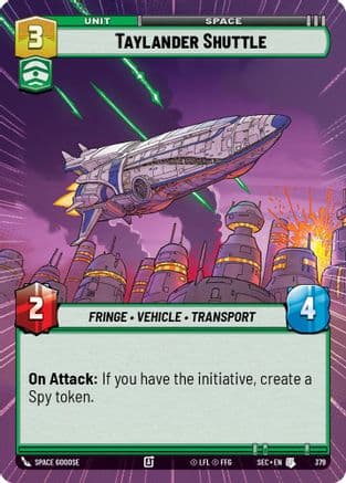 Taylander Shuttle (Hyperspace) |  (379)  [Secrets of Power]
