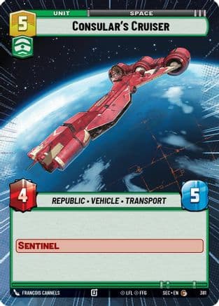 Consular's Cruiser (Hyperspace) |  (381)  [Secrets of Power]