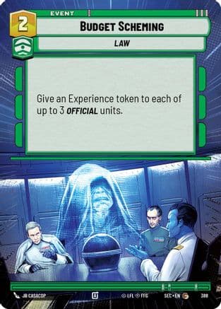 Budget Scheming (Hyperspace) |  (388)  [Secrets of Power]