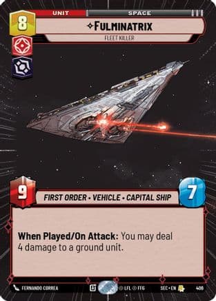 Fulminatrix - Fleet Killer (Hyperspace) |  (406)  [Secrets of Power]