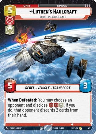 Luthen's Haulcraft - Countermeasures Armed (Hyperspace) |  (417)  [Secrets of Power]