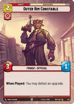 Outer Rim Constable (Hyperspace) |  (427)  [Secrets of Power]
