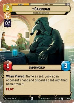 Garindan - Information Broker (Hyperspace) |  (450)  [Secrets of Power]