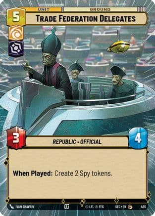 Trade Federation Delegates (Hyperspace) |  (455)  [Secrets of Power]