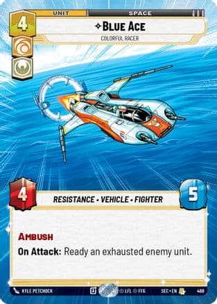 Blue Ace - Colorful Racer (Hyperspace) |  (468)  [Secrets of Power]