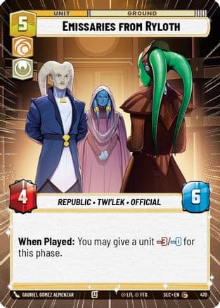 Emissaries from Ryloth (Hyperspace) |  (470)  [Secrets of Power]