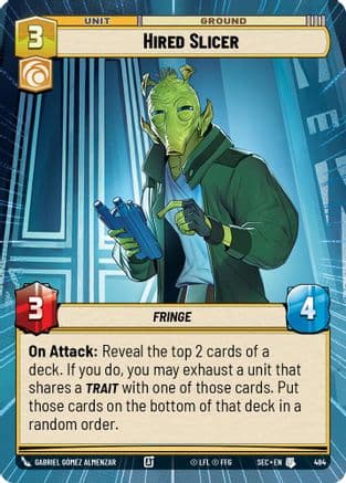 Hired Slicer (Hyperspace) |  (484)  [Secrets of Power]