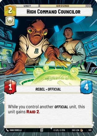 High Command Councilor (Hyperspace) |  (513)  [Secrets of Power]