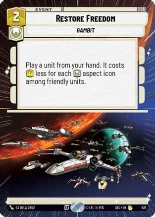 Restore Freedom (Hyperspace) |  (521)  [Secrets of Power]