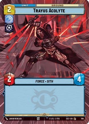 Trayus Acolyte (Hyperspace Foil) | Foil (784)  [Secrets of Power]