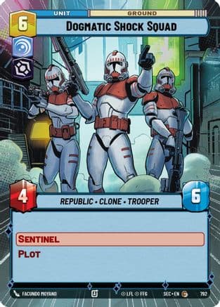Dogmatic Shock Squad (Hyperspace Foil) | Foil (792)  [Secrets of Power]