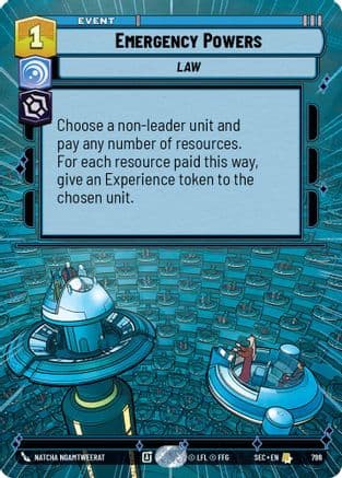 Emergency Powers (Hyperspace Foil) | Foil (796)  [Secrets of Power]