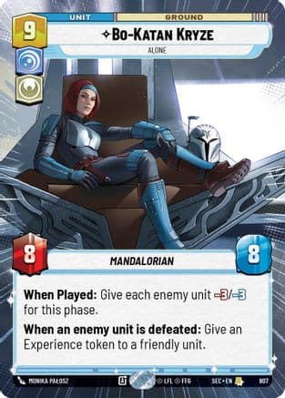Bo-Katan Kryze - Alone (Hyperspace Foil) | Foil (807)  [Secrets of Power]