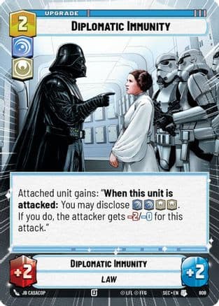 Diplomatic Immunity (Hyperspace Foil) | Foil (808)  [Secrets of Power]