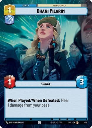 Dhani Pilgrim (Hyperspace Foil) | Foil (811)  [Secrets of Power]