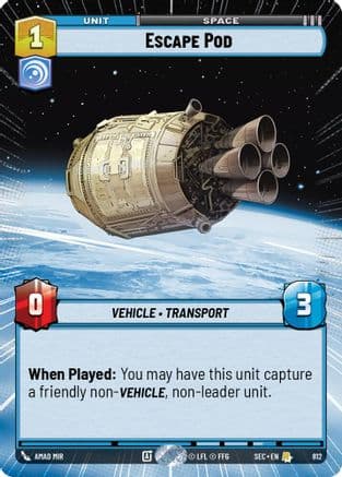 Escape Pod (Hyperspace Foil) | Foil (812)  [Secrets of Power]