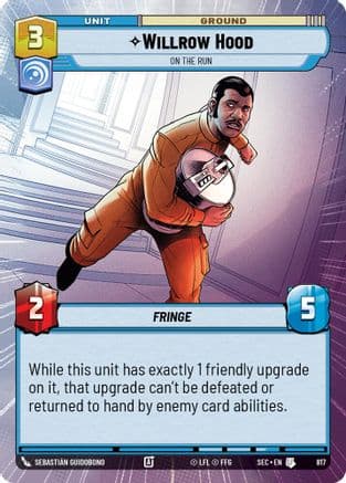 Willrow Hood - On the Run (Hyperspace Foil) | Foil (817)  [Secrets of Power]