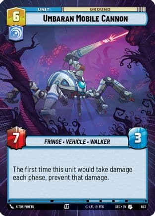 Umbaran Mobile Cannon (Hyperspace Foil) | Foil (823)  [Secrets of Power]
