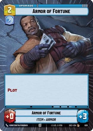 Armor of Fortune (Hyperspace Foil) | Foil (826)  [Secrets of Power]