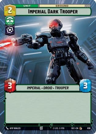 Imperial Dark Trooper (Hyperspace Foil) | Foil (836)  [Secrets of Power]