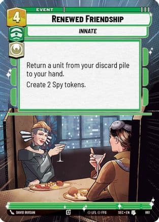 Renewed Friendship (Hyperspace Foil) | Foil (861)  [Secrets of Power]