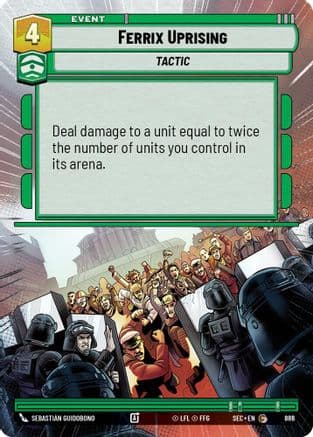 Ferrix Uprising (Hyperspace Foil) | Foil (886)  [Secrets of Power]