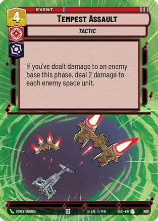 Tempest Assault (Hyperspace Foil) | Foil (900)  [Secrets of Power]