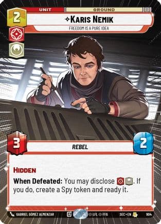 Karis Nemik - Freedom is a Pure Idea (Hyperspace Foil) | Foil (904)  [Secrets of Power]