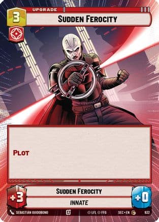 Sudden Ferocity (Hyperspace Foil) | Foil (932)  [Secrets of Power]