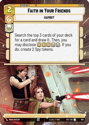 Faith in Your Friends (Hyperspace Foil) | Foil (967)  [Secrets of Power]