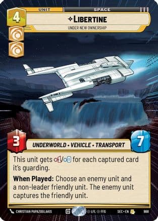 Libertine - Under New Ownership (Hyperspace Foil) | Foil (968)  [Secrets of Power]