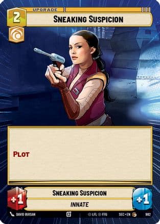 Sneaking Suspicion (Hyperspace Foil) | Foil (982)  [Secrets of Power]
