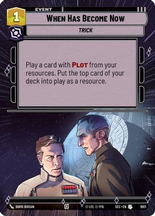When Has Become Now (Hyperspace Foil) | Foil (1001)  [Secrets of Power]
