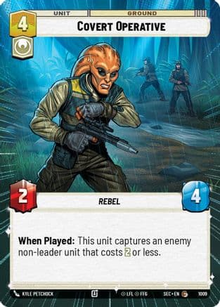 Covert Operative (Hyperspace Foil) | Foil (1009)  [Secrets of Power]