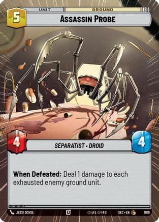 Assassin Probe (Hyperspace Foil) | Foil (1019)  [Secrets of Power]